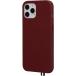 Coque iPhone 12 / 12 Pro Elys&eacute;e Cuir Bordeaux