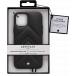 Coque iPhone 12 Pro Max Louvre Cuir Noire