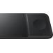 Station de charge sans fil 9W Qi 3 zones Smartphone + Truewireless + G Watch + Chargeur Noir