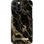 Coque iPhone 12 / 12 Pro Fashion Motifs Golden Smoke Marble