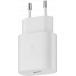 Chargeur maison USB C PD 25W Power Delivery Blanc Samsung