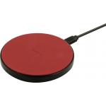 10W Leather Qi fast charge Wireless Charger Red Beetlecase