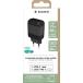 Chargeur USB A + USB C 32W (12+20W) Power Delivery Noir