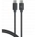 Kit Chargeur USB C 25W + Câble USB C / USB C 1.2m Noir
