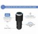 Chargeur voiture USB C 25W Power Delivery Noir + Garantie à vie