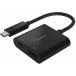 Adaptateur Multiports USB C 60W PD vers USB C + HDMI™ Ultra HD Noir