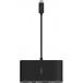 Adaptateur Multiports USB C vers USB A + HDMI™ + VGA + RJ45 Ethernet Gigabit Noir