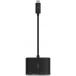Adaptateur Multiports USB C vers VGA + USB C Noir