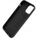 Coque iPhone 12 / 12 Pro SKY Simili Cuir Noire