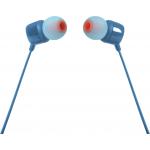 Ecouteurs Filaire Jack 3.5mm TUNE 110 Bleu JBL
