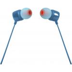 TUNE 110 - Wired Jack 3.5 Earphones Blue JBL