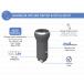 Chargeur voiture USB C 25W Power Delivery Gris - Garanti à vie Force Power