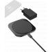 Chargeur sans fil 7.5-15W Qi + Chargeur Noir