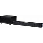 Barre de son Bluetooth® 60W Stéréo 2.1 avec caisson de basses sans fil Noire