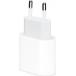 Chargeur maison USB C PD 20W Power Delivery Blanc Apple