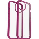 iPhone 13 Reinforced Case React Transparent Pink Outline