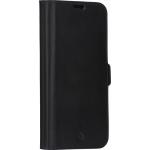 iPhone 13 Coque Magnétique Folio Lynge Leather Video Stand function Black