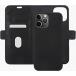Folio Coque Magnétique iPhone 13 Pro Lynge Cuir Fonction Stand Noir