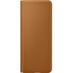 Folio Samsung Galaxy Z Fold 3 Premium Cuir Marron