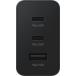 Triple Chargeur maison USB A+C+C PD 65W (35W+25W+5W) Power Delivery Noir Samsung