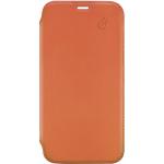 iPhone SE 2022 / SE / 8 / 7 / 6S / 6 Folio Premium dos Crystal Leather Orange
