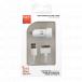 Kit Chargeur Voiture USB A 1A + C&acirc;ble USB A / 30 PIN 1m Blanc