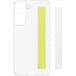 Coque Samsung Galaxy S21FE Grip Lanière Transparente Blanc