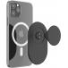Support PopGrip Magnétique Stand et Selfie Noir