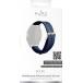 Bracelet Silicone Icon pour Universel 22mm Bleu Puro