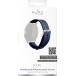 Bracelet universel pour montres connectées Icon Silicone 22mm Bleu