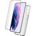 Pack 2 en 1 Coque Samsung Galaxy S22+ 5G Souple Transparente + Protège écran 2.5D