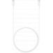 Câble USB C / USB C 3A 1.8m PD 25W Blanc