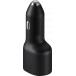Chargeur voiture USB A + USB C 40W (15+25W) Power Delivery Noir