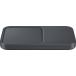 Station de charge sans fil 15W Qi 2 zones Smartphone + G Watch Noir