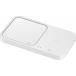 Station de charge sans fil 15W Qi 2 zones Smartphone + G Watch Blanc
