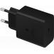 45W USB C PD Power Delivery Wall Charger + USB C to USB C Cable Black Samsung