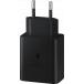 45W USB C PD Power Delivery Wall Charger + USB C to USB C Cable Black Samsung