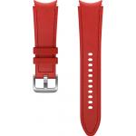 Bracelet Hybride en cuir pour G Watch Series 4/4 Classic/5/5 Pro/6/6 Classic 130mm, M/L Rouge Samsung