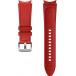 Bracelet Hybride en cuir pour G Watch Series 4/4 Classic/5/5 Pro/6/6 Classic 130mm, M/L Rouge Samsung