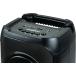 Enceinte Karaoké Bluetooth® Party HP M 50W Lumineuse avec 1 micro filaire Noire