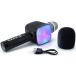 Microphone Enceinte Bluetooth&reg; Party MIC 15W Karaok&eacute; avec effets lumineux Noir