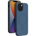 Coque MagSafe iPhone 14 Plus Silicone Bleue