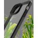 Coque renforc&eacute;e iPhone 14 Pro Feronia Bio Pure 2m Transparente Noire