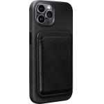 Coque MagSafe iPhone 14 Pro Max Card Slot Silicone + Porte-carte magnétique Noire