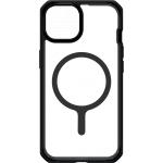 Coque renforcée MagSafe iPhone 14 Plus Hybrid R Solid 3m Transparente Noire - Certifié GRS