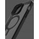 Coque renforcée MagSafe iPhone 14 Pro Max Hybrid R Solid 3m Transparente Noire - Certifié GRS