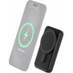 Powerbank sans fil Magnétique MagSafe 5000mAh 2 ports USB A+C 10W Qi Noir