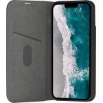 Folio iPhone 14 Plus Oslo Cuir Vegan Fonction Stand Noir - Certifi&eacute; GRS