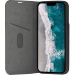 Folio iPhone 14 Pro Max Oslo Cuir Vegan Fonction Stand Noir - Certifié GRS