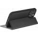 Folio iPhone 14 Pro Max Oslo Cuir Vegan Fonction Stand Noir - Certifié GRS